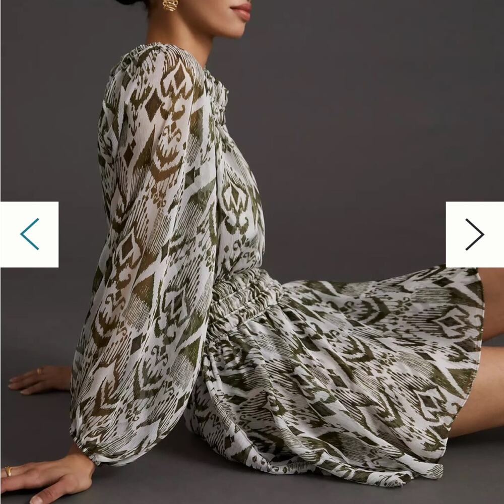 Misa Los Angeles Mercy Mini Dress S NWT Boho Goddess Easter  Ikat Fairy Ethereal - Picture 2 of 11